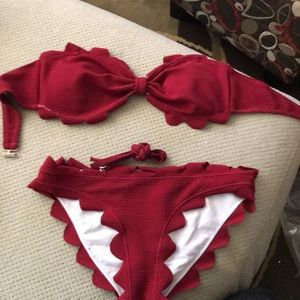 Red bikini